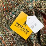 DAM Fashion DEBORAH ANN MACK Lambskin Tweed Wool Poncho Cape With Armhole Size 8 Photo 11