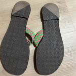 Lilly Pulitzer  Mckim Pink And Green Braided Thong Sandals Size‎ 8 Photo 8
