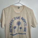 Bella Canvas  T-Shirt Beige Reproductive Rights Are Human Rights M Photo 1
