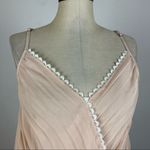 Anthropologie Eloise Blush Pleated Tank Top Photo 2