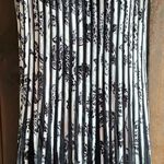 Maner Black and White Striped Dress Photo 6