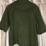 Paraphrase  Cropped Short Sleeve Turtleneck Cowlneck Sweater Size Medium Photo 12