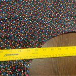 Elegant Black ditay floral shirt Long Sleeve drawstring Dress aize 14 Photo 6