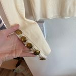 ALC Frank ALC DUNHAM RIBBED CREW NECK SWEATER GOLD BUTTONS Photo 5