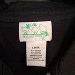 Quacker‎ Factory White Beaded Butterfly Heavy Shirt Size Large Black Photo 2