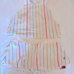 FILA Rainbow Stripe Tie-up Tank/Skort Set - S & M Photo 7
