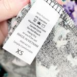 LuLaRoe NEW Sarah Duster Cardigan Kimono Black Floral Cross Stitch Print Size XS Photo 7