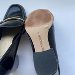 Enzo Angiolini  Black Patent Loafers with Gold Accent Photo 5