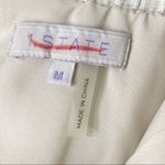 1. State NWT  Sand Metallic Pleated Skirt Medium Photo 2