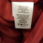 1. State {24W}  Mineral Red Faux Wrap Crepe Gauze Dress Photo 10