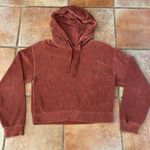 Abercrombie & Fitch ribbed, velour, pullover, hoodie, size small Photo 0