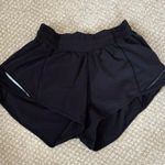Lululemon Black Hotty Hot Low-Rise Lined Shorts 2.5” Photo 1