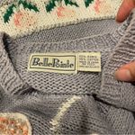 Vintage 80’s Belle Pointe lavender bunny easter spring cardigan chunky oversize Purple Size L Photo 11