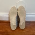 Anthropologie Maypol Espadrilles Sneaker sz 37 Silver Sparkly Espadrille Flats Photo 7