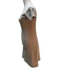 Chelsea & Theodore Gray Short Sleeve Above the Knee Swing Boat Neck Dress Sz XS Photo 1