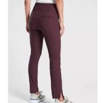 Athleta  Wander Slim Ankle Pants Women’s Size 6 Antique Burgundy Maroon Travel Photo 1