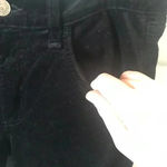 Rag and Bone Hi Rise Ankle Skinny Black Velvet Pants Photo 3