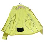 Athleta Y2K Lime Green Fleece Lined Sweatshirt Jacket Photo 7