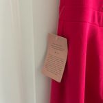 BHLDN  Chic Pink Off-Shoulder Midi Dress with Slit Photo 6