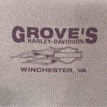 Harley Davidson Vintage Y2K Harley-Davidson Grove’s Winchester VA Lavender Snap Front Shirt Photo 7