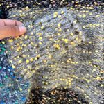 Ted Baker  London Multicolor Gray Blue Yellow Wool Blend Chunky Knit Sweater sz 2 Photo 4