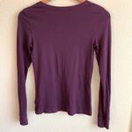 Roots Activewarm Long Sleeve Henley Top Purple Size Small Photo 5