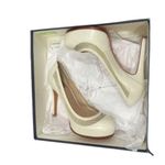 Pour La Victoire  Women's Beige Leather Platform Pumps Sz 8.5 Photo 6