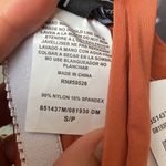 Becca  deep V cut out one piece swimsuit in rust Photo 5