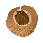 8 Other Reasons Woven Cowboy Hat in Dark Tan One Size New Womens Sun Western Photo 3