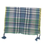 Womens‎ Woven Plaid Tassel Lightweight Scarf Multicolor Size 72” x 24” Blue Photo 4