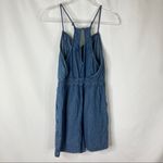 American Eagle 3/$30  | Dark Chambray Blue Romper w/Pockets S Photo 5