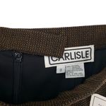 Carlisle Vintage Havana Wool Tweed 3 Piece Blazer Skirt and Pants Suit Set New Photo 13