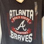 Majestic Threads Atlanta Braves 2021 World‎ Series Champs Tshirt size XL NWOT Gray Photo 1