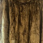 Ventilo La Colline Velvet Maxi Skirt Olive Green Holiday Photo 3