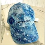 Givenchy Denim Embroidered Baseball Hat Photo 0
