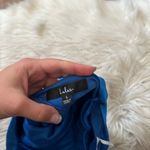 Lulus LULU’S Utterly Unforgettable Royal Blue Satin Sleeveless Mxi Dress Photo 7