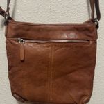 Boho Chic Vilenca Holland Woven Leather Crossbody Purse Brown Photo 2
