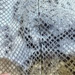 Elegance Paris Snakeskin High Waisted Pencil Skirt Size 12 Gray Photo 10