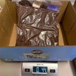 Faded Glory  M Brown 3/4 Top Boho Whimsygoth Summer‎ Cottage Fairy Sequin Plisse Photo 9