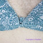 NEW Rhythm x Free People Mecca Bralette Bikini Top Size M Teal Blue Size M Photo 3