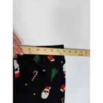 SO  Brand Black Festive Santa‎ Candy Cane Women's Leggings Size Med Photo 5