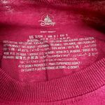 Disney  Spirit Jersey Sweatshirt Graphic Puff Paint Print 100% Cotton Pink Small Photo 3