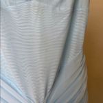 House Of CB NWOT House‎ of Cb Gabbi Blue Ice water Ruffle front Mesh Cocktail Dress sz M Photo 7