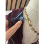 American Eagle  Rich Purple Fitted Knit High Neck Dress sz M Y2K style hobo cotto Photo 4