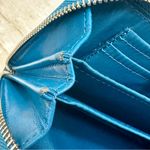 Coach Vibrant Blue Leather Wristlet Wallet Purse Y2K Multifunction Gift Photo 6