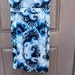 Kyodan  Blue and White Patterned Mini Dress Photo 2