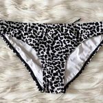Princess Polly Twiin Black White Cow Print Bikini Bottoms Sz L Photo 0