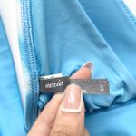 Aerie  Womens‎ S Bikini Swim Top Triangle Blue Cloud Flowers Beach Summer Photo 4