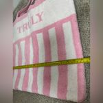 Exclusive Truly Beauty Fuzzy Oversized Beach Bag New in Bag Terry Cloth Summer Pink Photo 3