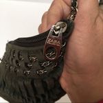 ZARA suede & chain strap detail Crossbody purse Photo 4